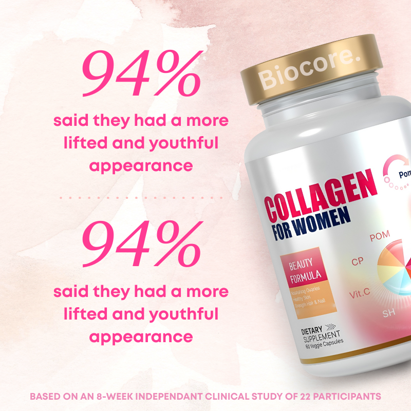 RadiantYouth™ - Collagen Peptide Capsules by Biocore